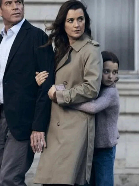 NCIS Tony & Ziva Cote de Pablo Cotton Coat