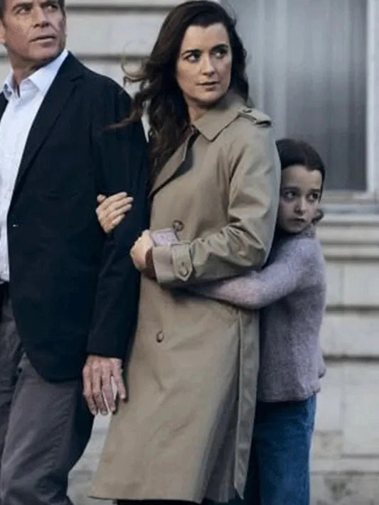 NCIS Tony & Ziva Cote de Pablo Cotton Coat