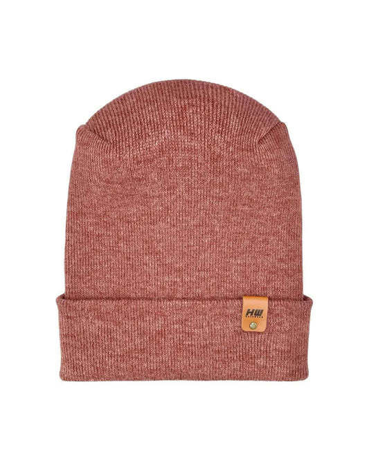 NEW HAAKWEAR H-Stitch Cuffed Beanie - Designed and Made in USA (Patented Design) - Rusty Burgundy