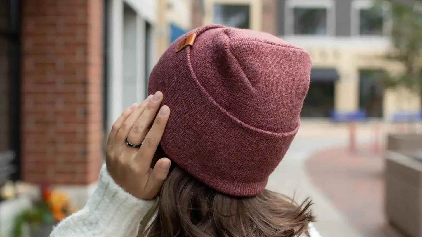 HAAKWEAR H-Stitch Cuffed Beanie - New Designed and Made in USA (Patented)