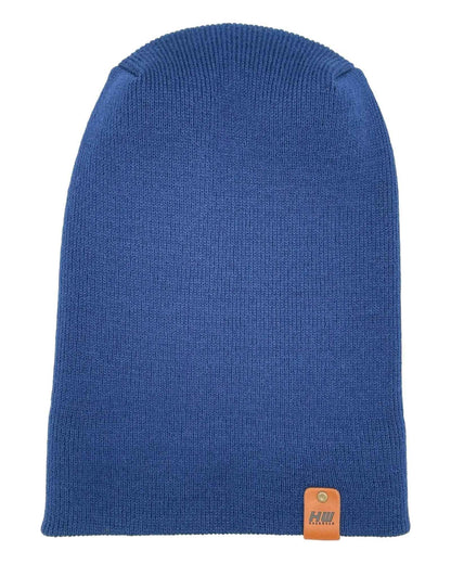 NEW HAAKWEAR H-Stitch Cuffed Beanie - Designed and Made in USA (Patented Design) -  Sapphire Blue