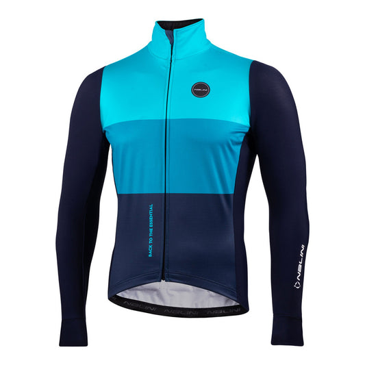 2024 Nalini ASFALTO Men's Winter Jacket (Blue/Turquoise) S-3XL