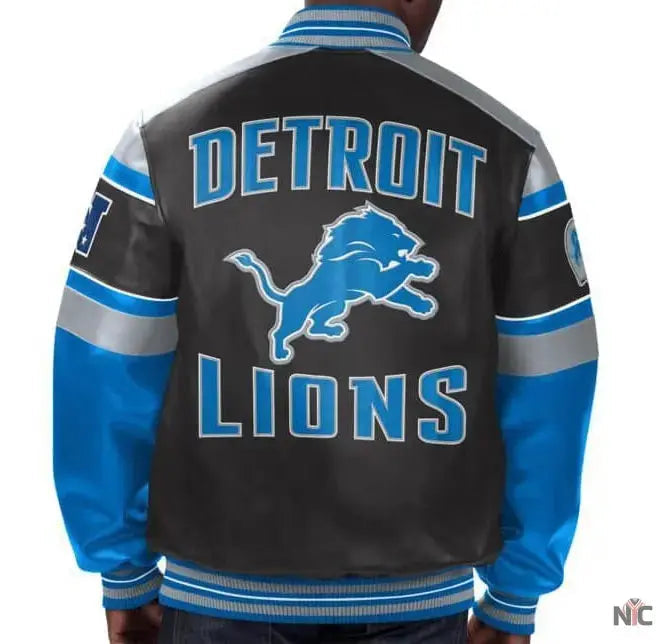 NFL Detroit Lions Leather Jacket