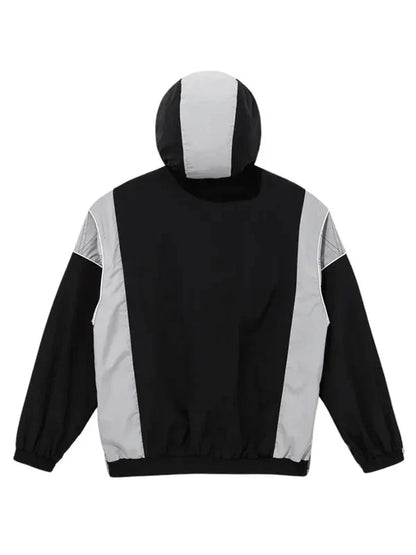 NFL Las Vegas Raiders Windbreaker Black Anorak Jacket