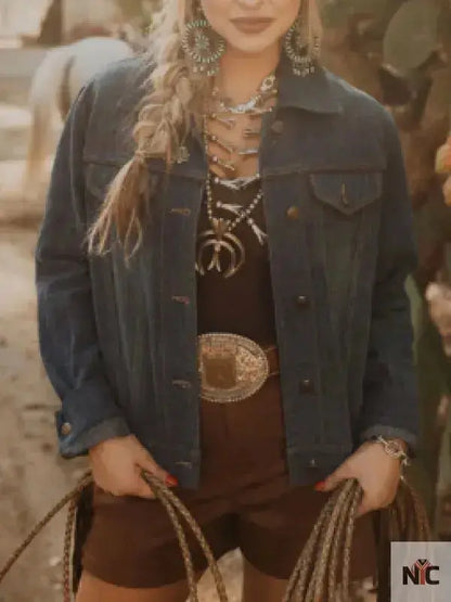 NFR Las Vegas 2024 Bronc Brothers Denim Jacket