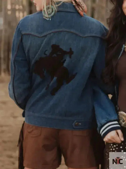 NFR Las Vegas 2024 Bronc Brothers Denim Jacket