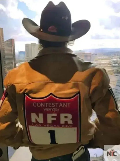 NFR Las Vegas Logan Hay Leather Jacket