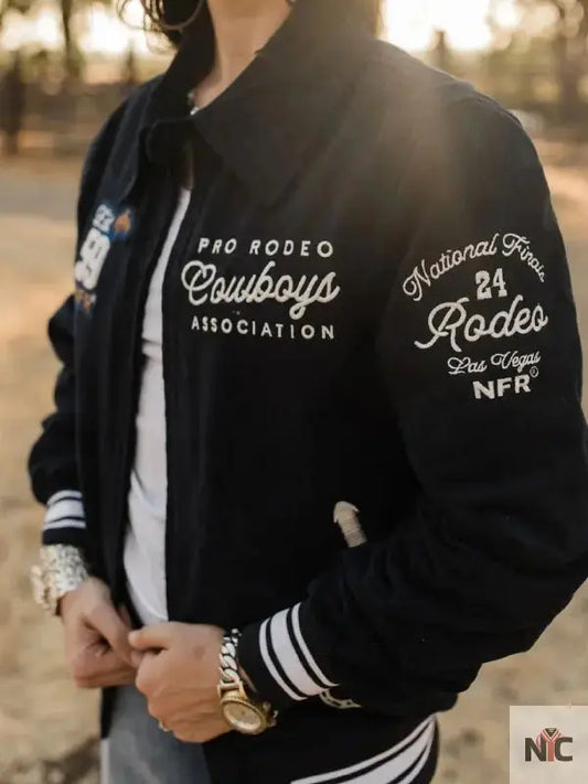 NFR Las Vegas Varsity Bomber Jacket