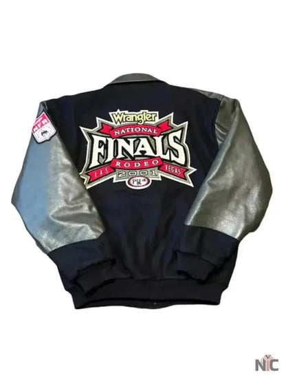 NFR Rodeo Las Vegas 2001 Vintage Wool Bomber Jacket