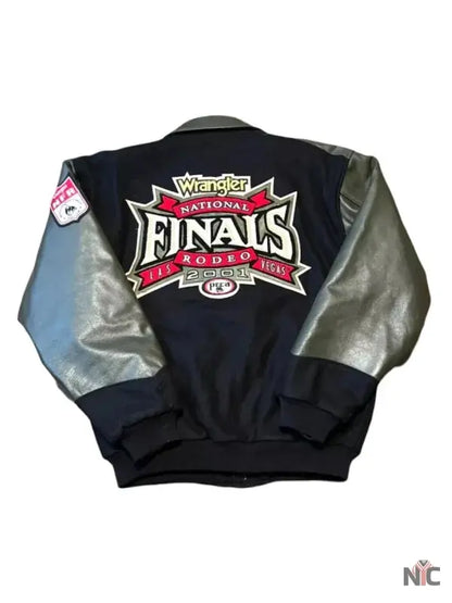 NFR Rodeo Las Vegas 2001 Vintage Wool Bomber Jacket