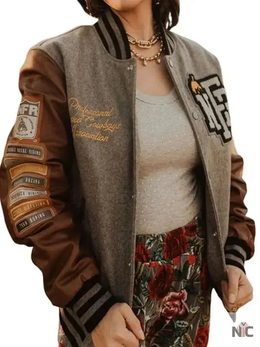 NFR Rodeo Las Vegas 2024 Varsity Bomber Jacket