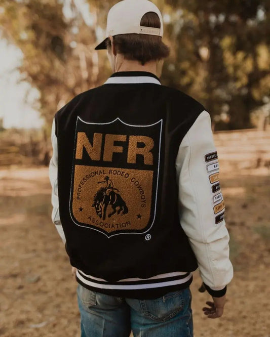 NFR Rodeo Quincy Varsity Jacket
