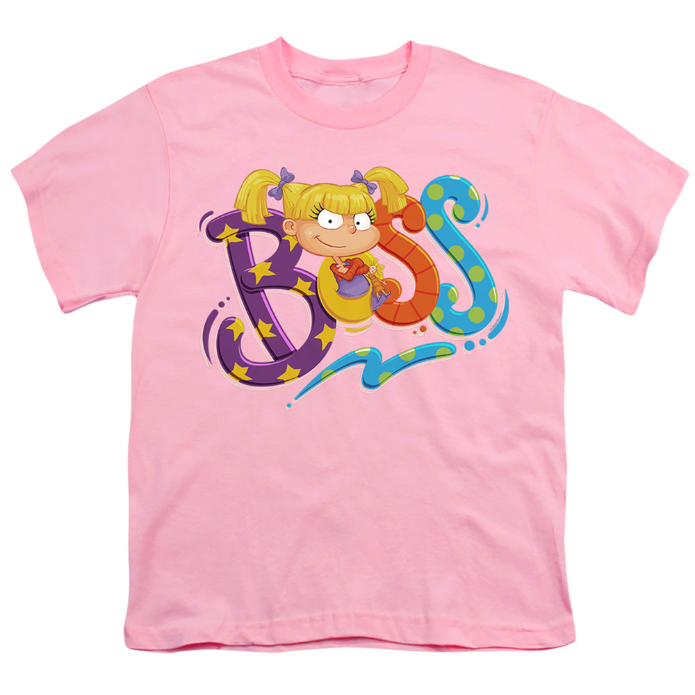 Rugrats Angelica Is Boss Kids Youth T Shirt Pink Officially Licensed