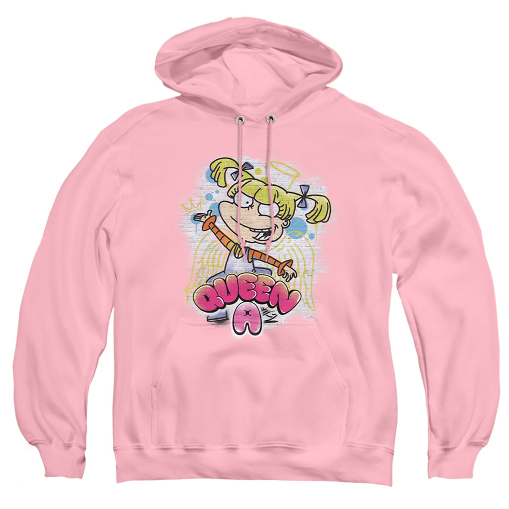 Rugrats Queen A For Angelica Mens Hoodie Pink