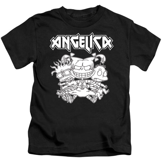 Rugrats Angelica Pickles Rocks Juvenile Kids Youth T Shirt Black Officially Licensed