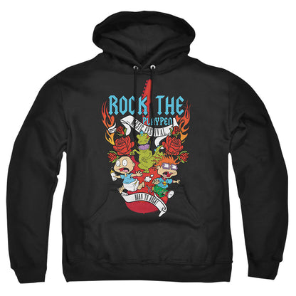 Rugrats Rock The Playpen Music Festival Mens Hoodie Black