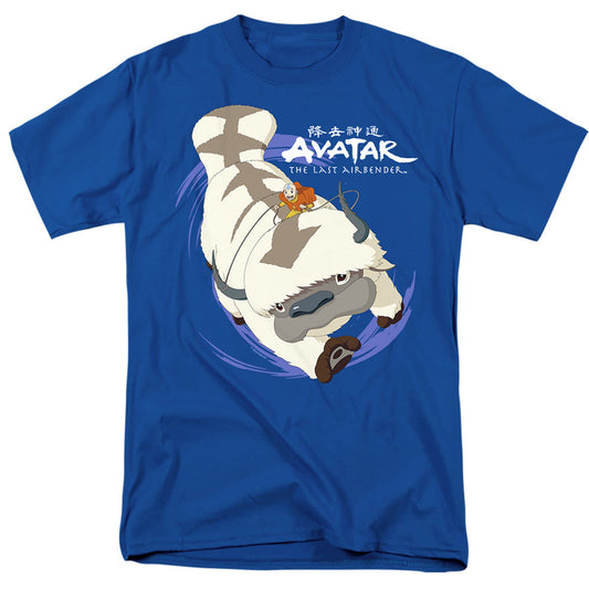Avatar The Last Airbender Appa In Flight Mens T Shirt Royal Officially Licensed