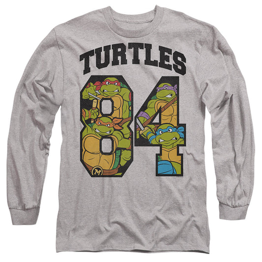 Tmnt Turtles 84 Mens Long Sleeve Shirt Athletic Heather Officially Licensed