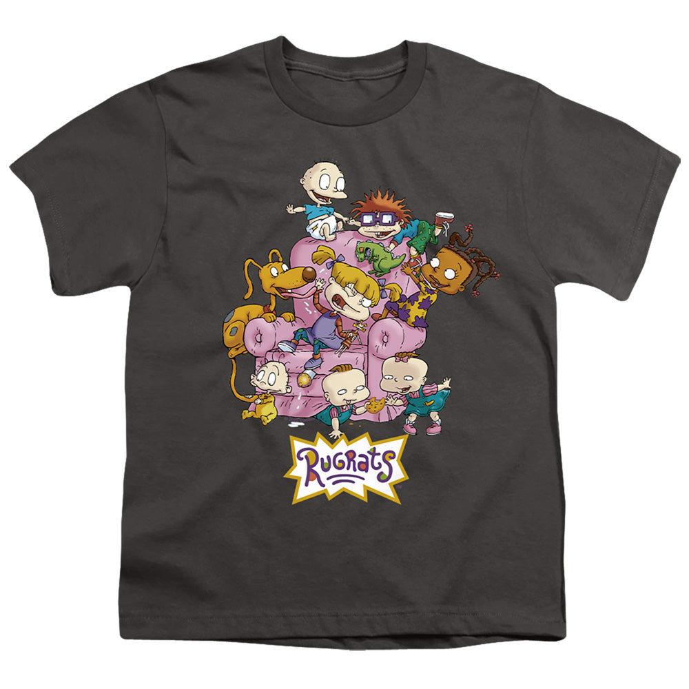 Rugrats Rugrats Chair Kids Youth T Shirt Charcoal Officially Licensed