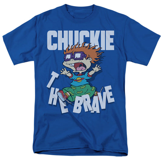 Rugrats Chuckie The Brave Mens T Shirt Royal Officially Licensed