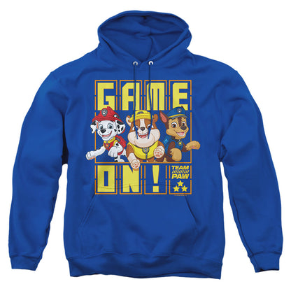 Paw Patrol Game On Team Paw Mens Hoodie Royal Blue Officially Licensed