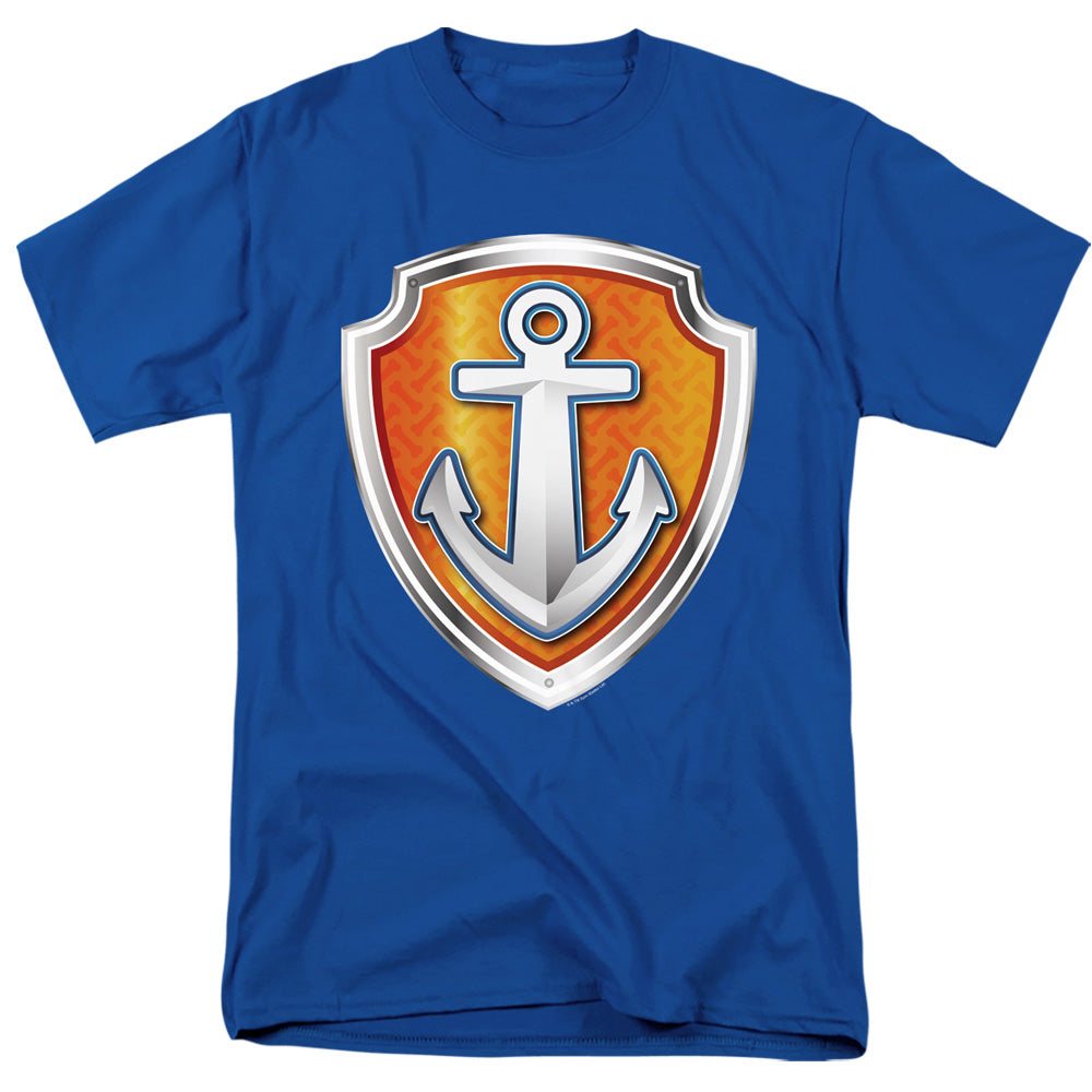 Paw Patrol Zuma Badge Mens T Shirt Royal Blue Officially Licensed