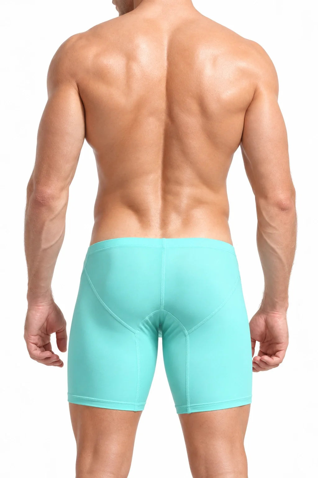 Men’s Long Boxer Shorts - Compression Fit, Soft & Stretchable