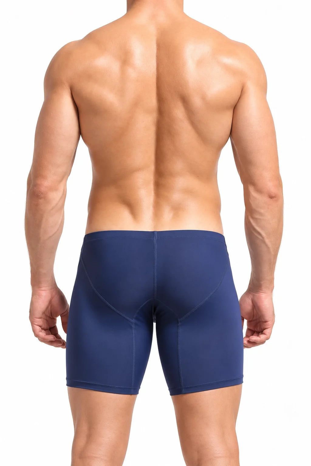 Men’s Long Boxer Shorts - Compression Fit, Soft & Stretchable