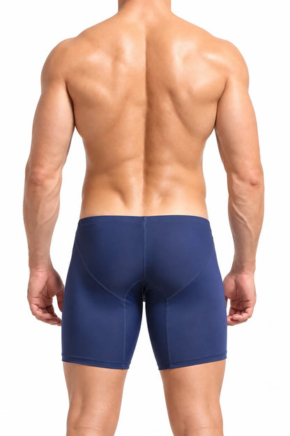 Men’s Long Boxer Shorts - Compression Fit, Soft & Stretchable