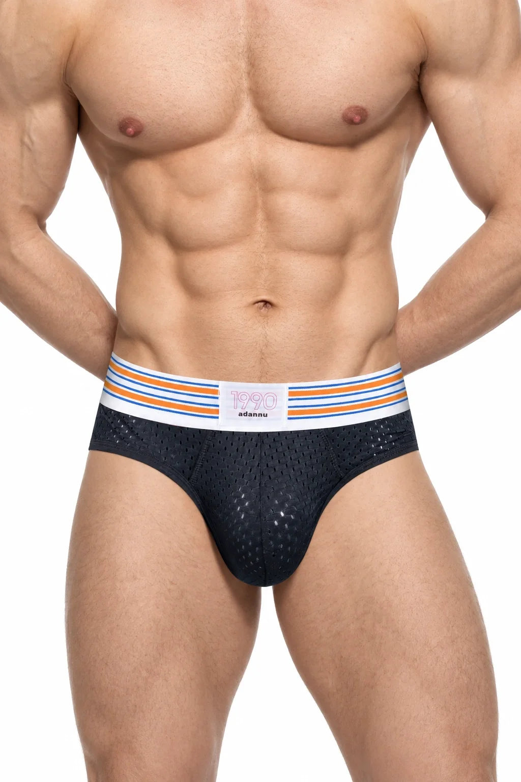 Men’s Mesh Briefs with Detachable Padding for Enhanced Shape