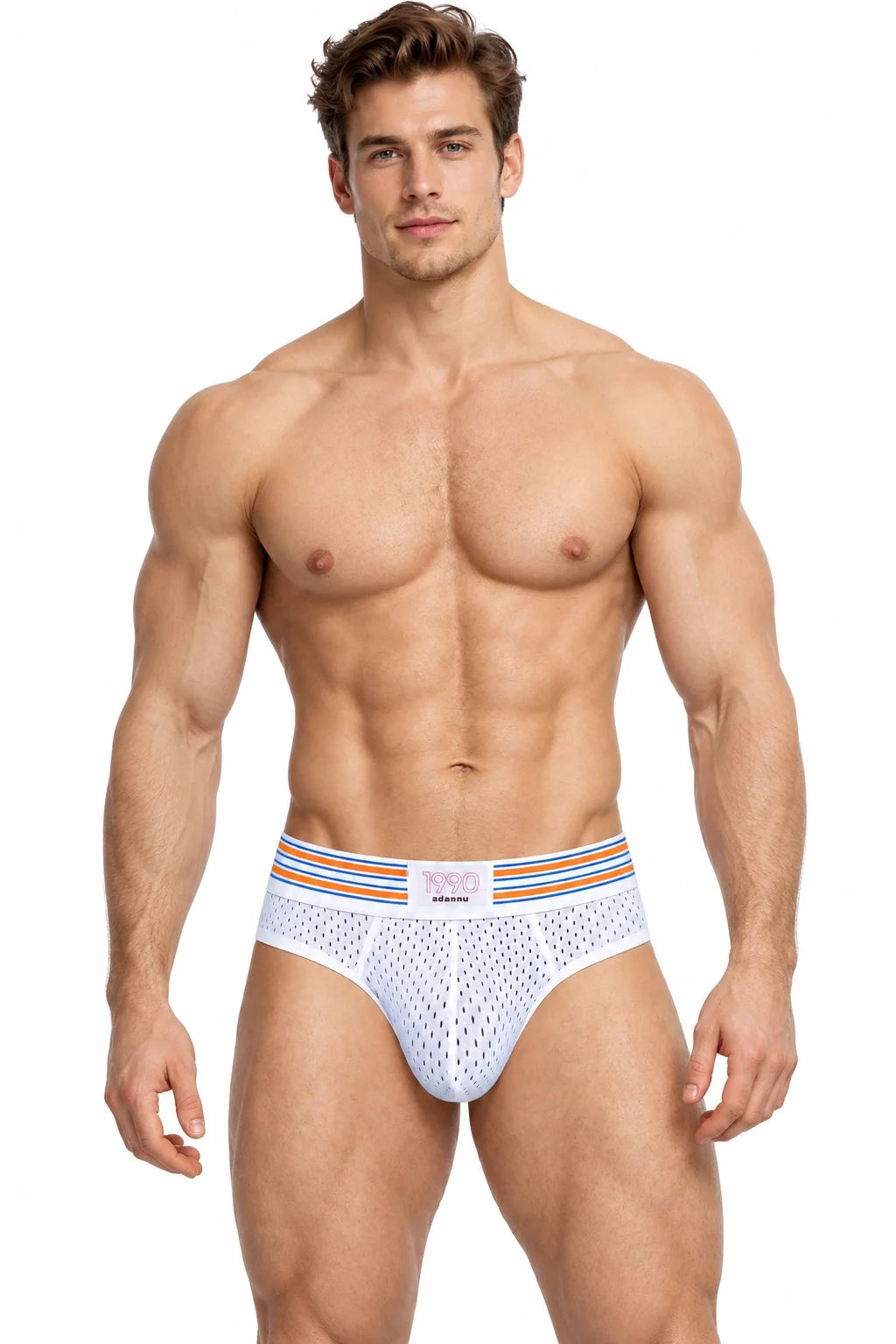 Men’s Mesh Briefs with Detachable Padding for Enhanced Shape