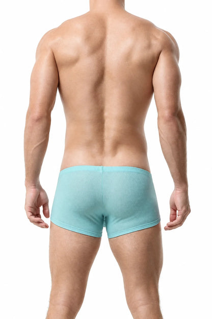 Men’s Breathable Solid Color Boxer Briefs