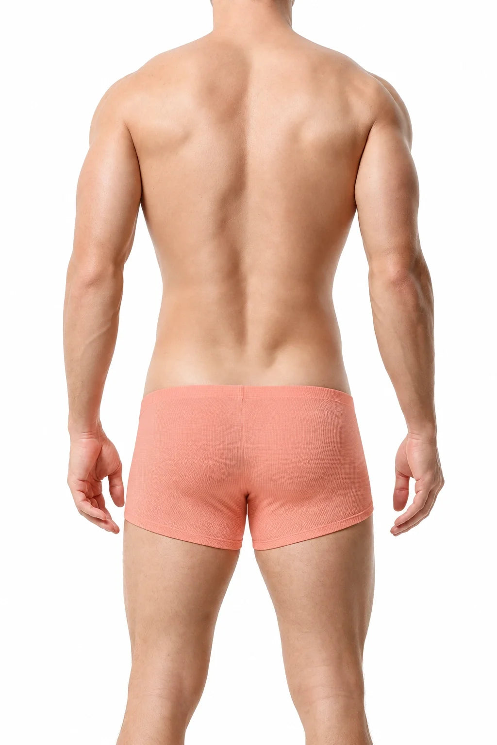 Men’s Breathable Solid Color Boxer Briefs