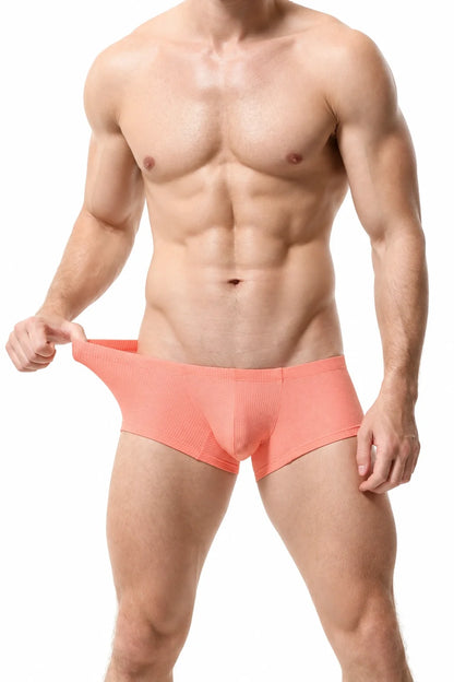 Men’s Breathable Solid Color Boxer Briefs