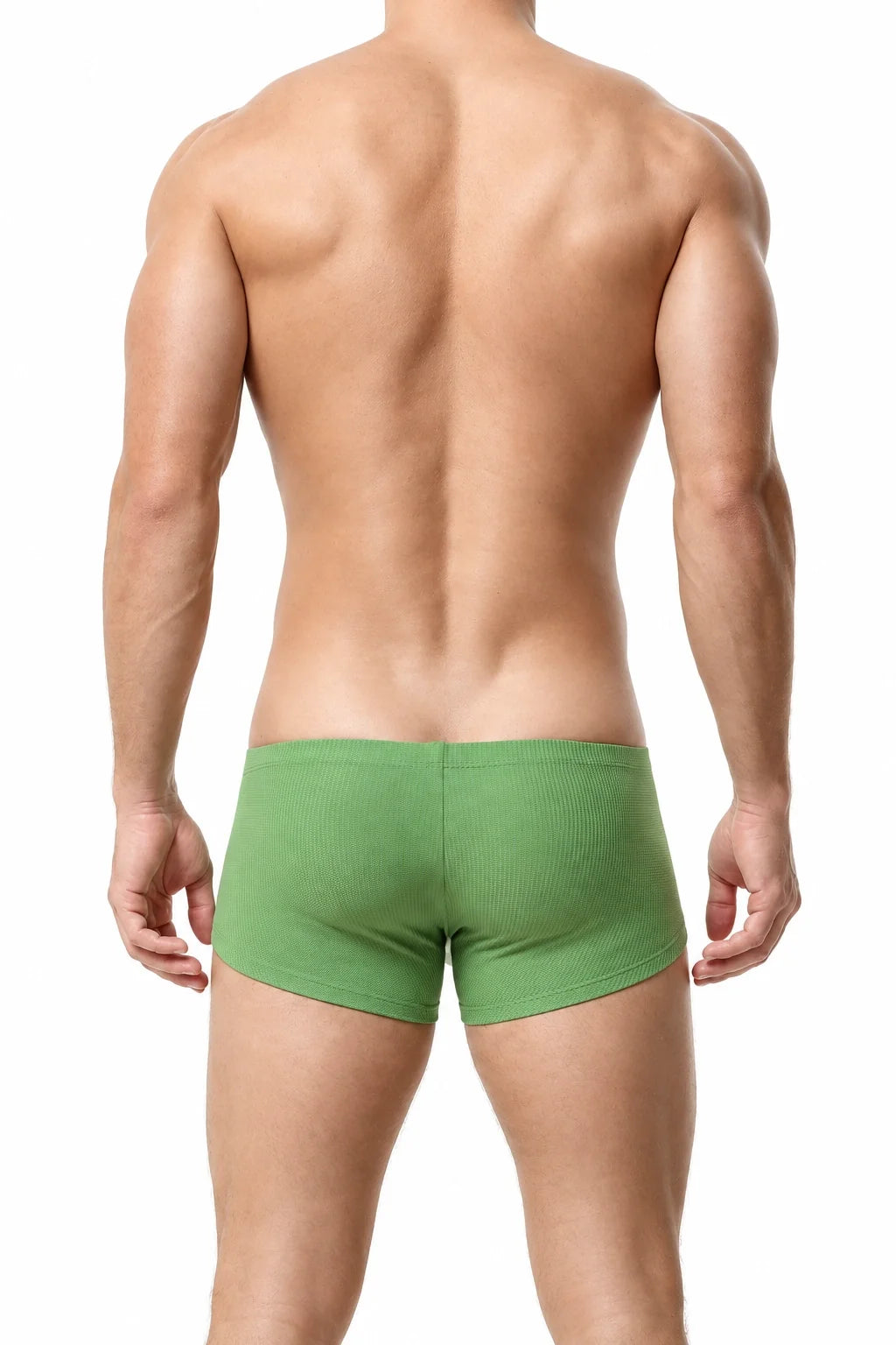 Men’s Breathable Solid Color Boxer Briefs