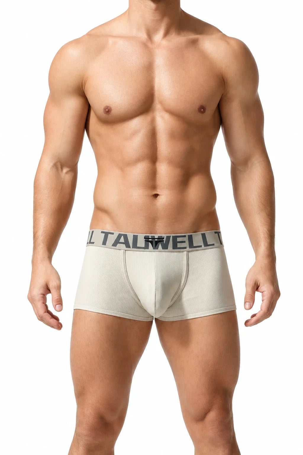 Men's Solid Color Boxer Briefs , Cotton Comfort