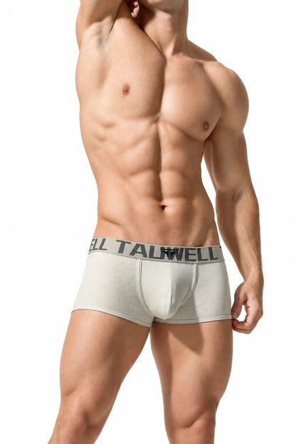 Men's Solid Color Boxer Briefs , Cotton Comfort