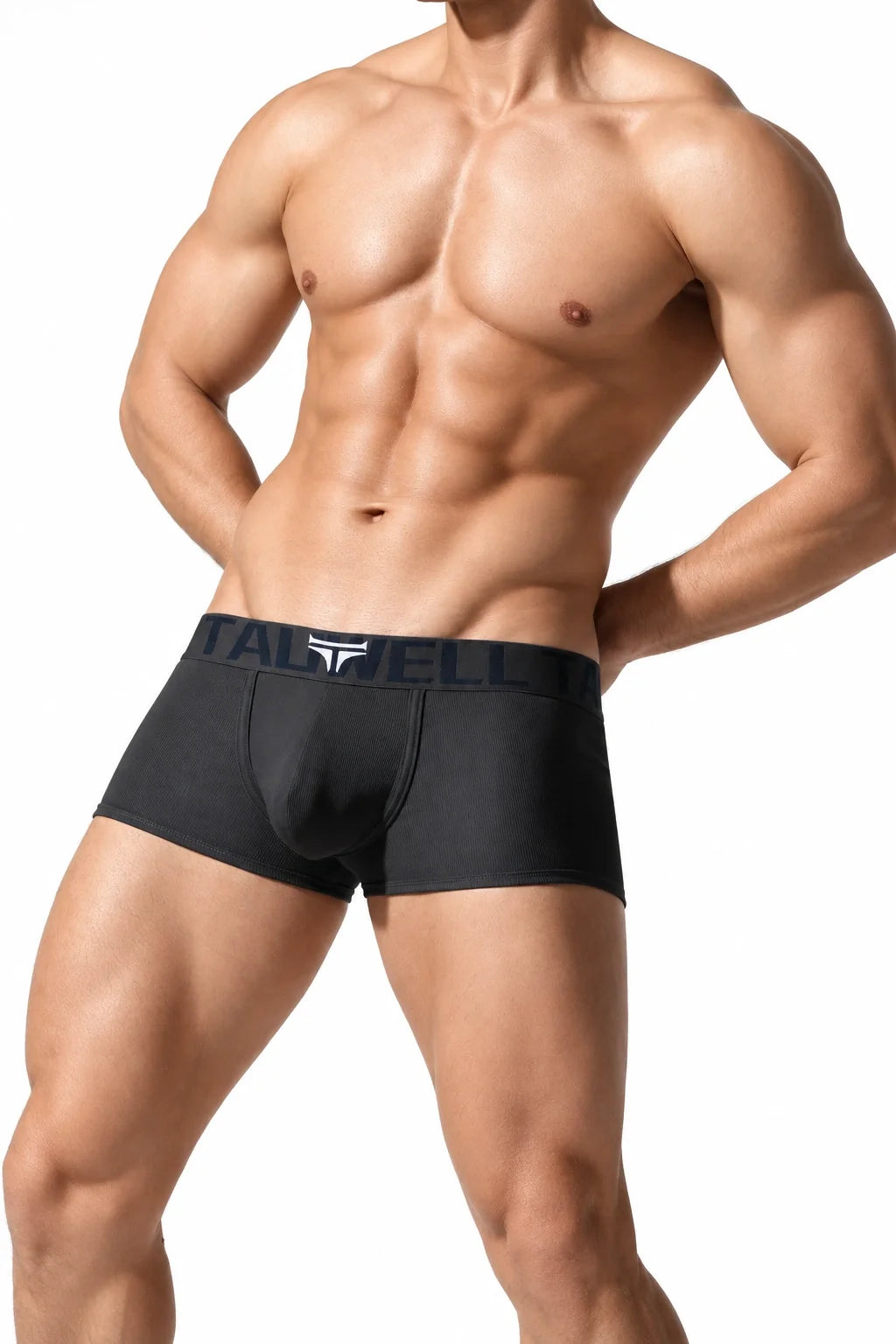Men's Solid Color Boxer Briefs , Cotton Comfort
