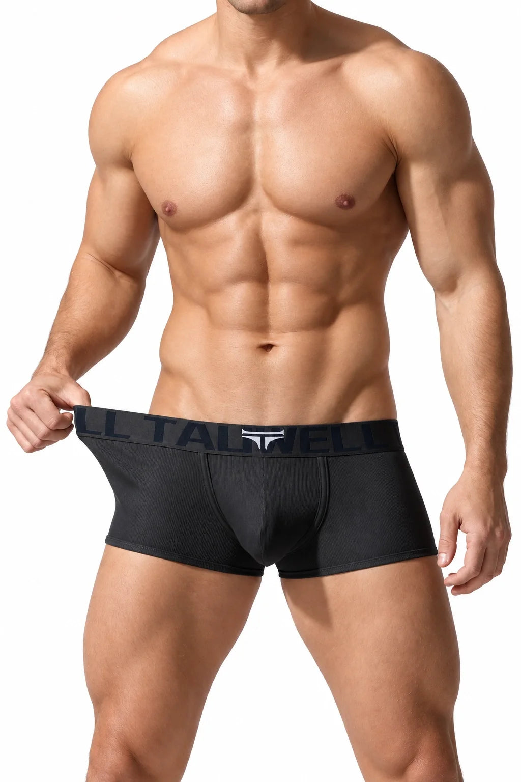 Men's Solid Color Boxer Briefs , Cotton Comfort