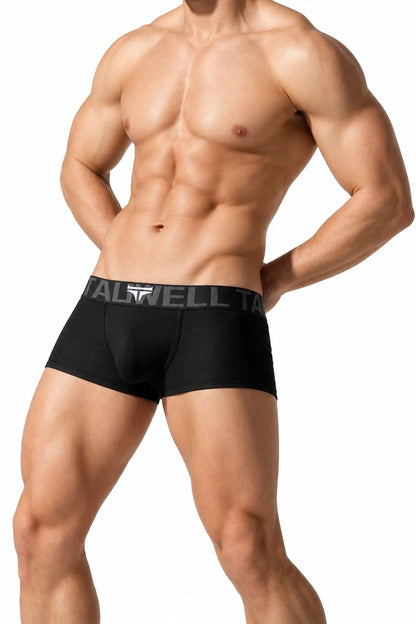 Men's Solid Color Boxer Briefs , Cotton Comfort