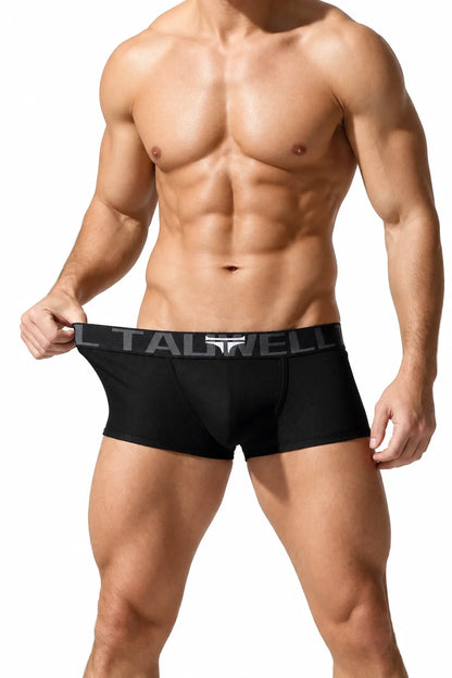 Men's Solid Color Boxer Briefs , Cotton Comfort