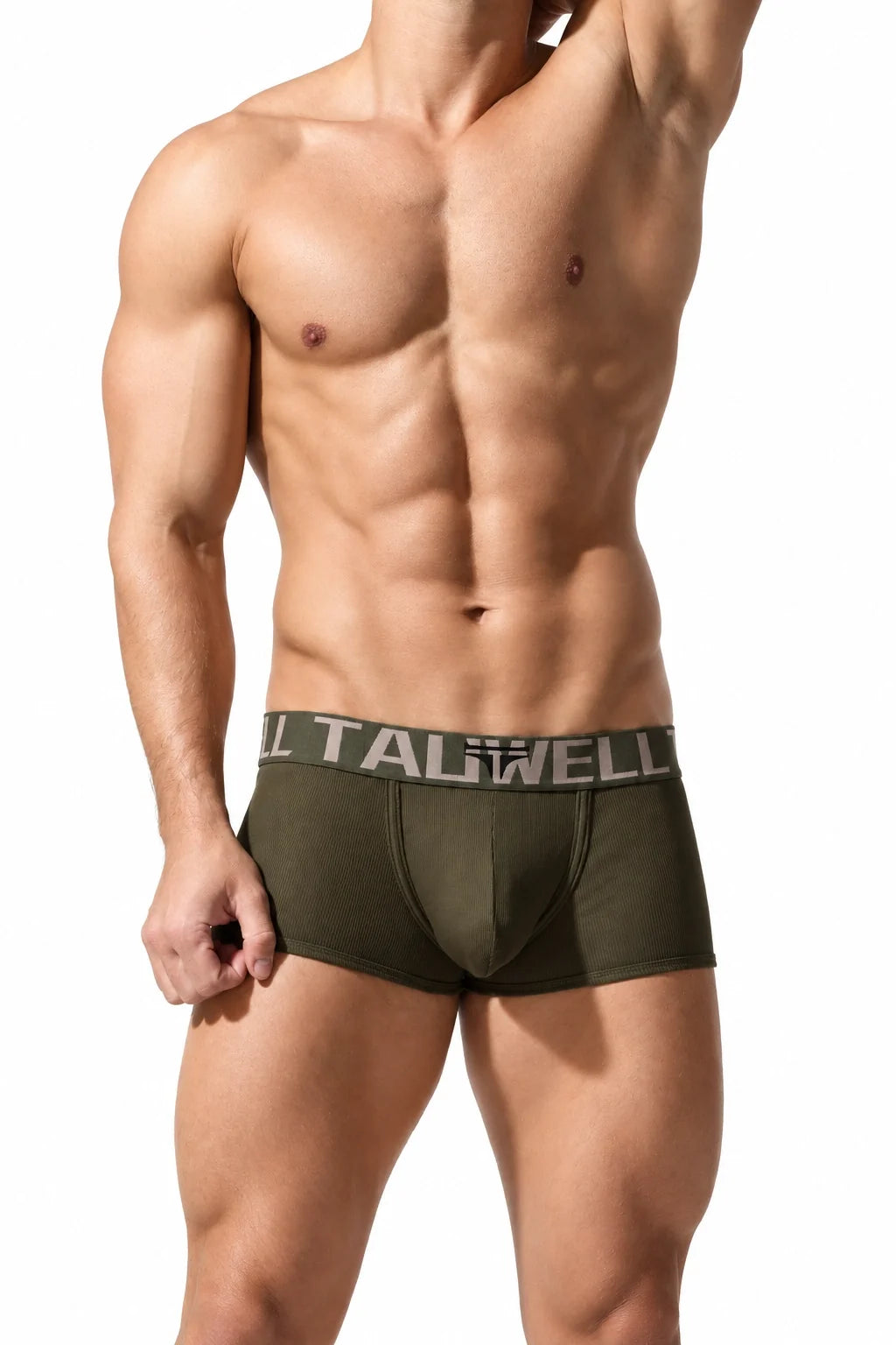 Men's Solid Color Boxer Briefs , Cotton Comfort