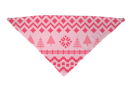 Nordic Light Pink Dog Bandana
