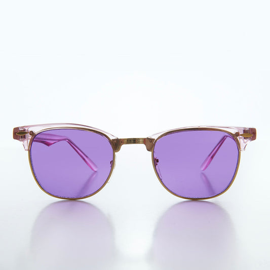 Classic Half Frame Vintage Sunglasses - Nowels