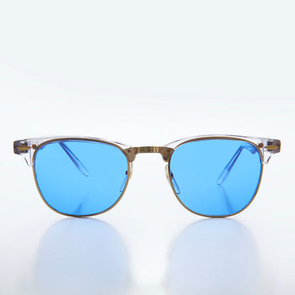 Classic Half Frame Vintage Sunglasses - Nowels