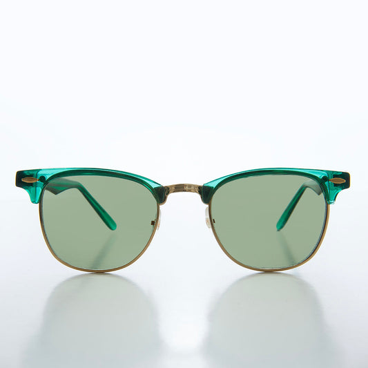 Classic Half Frame Vintage Sunglasses - Nowels