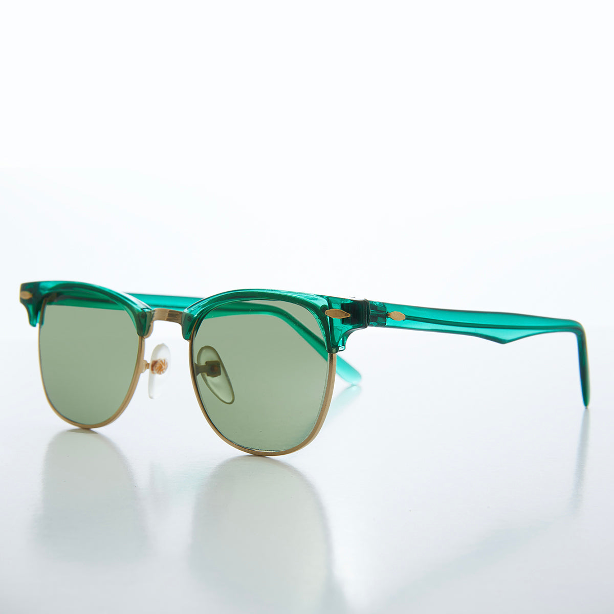 Classic Half Frame Vintage Sunglasses - Nowels