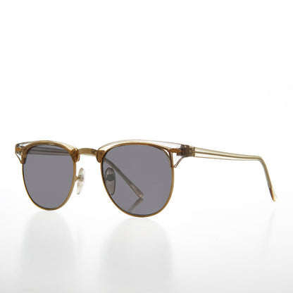 Classic Half Frame Vintage Sunglasses - Nowels