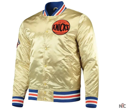 NY Knicks 1970 Champions 50th Anniversary Gold Jacket