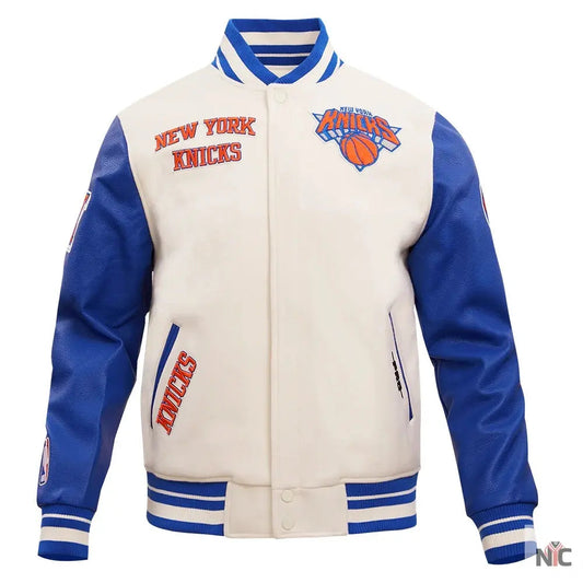 NY Knicks Retro Classic Varsity Jacket